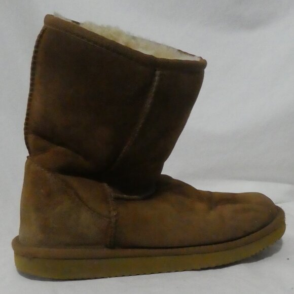 Unbranded | size 7 | Brown Ankle Boots with Plush Interior - Picture 5 of 13